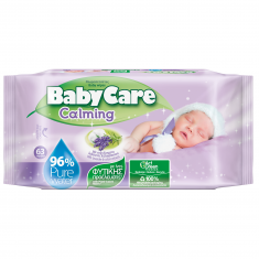 BabyCare Calming Бебешки влажни кърпи х63 броя