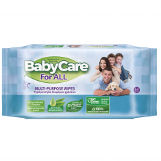 BabyCare For All Бебешки влажни кърпи х54 броя