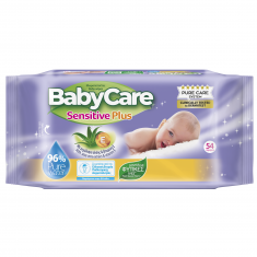 BabyCare Sensitive Бебешки влажни кърпи х54 броя