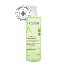 A-Derma Exomega Control Емолиентен почистващ гел 2в1 500 ml