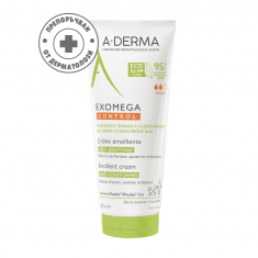 A-Derma Exomega Емолиентен крем за суха кожа за лице и тяло 200 ml