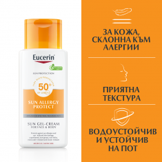 Eucerin Sun Allergy Protect SPF50+ Крем-гел против слънчеви алергии 150 ml