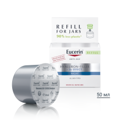 Eucerin Hyaluron-Filler Нощен крем против бръчки 50 ml - ПЪЛНИТЕЛ