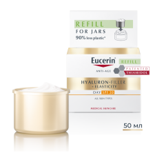 Eucerin®Hyaluron-Filler+Elasticity Дневен крем за всеки тип кожа SPF30 Пълнител 50 ml