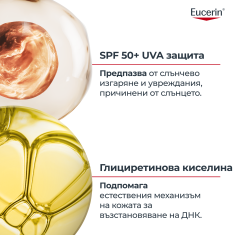 Eucerin Sensitive Protect SPF50+ Слънцезащитен крем за лице 50 ml
