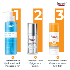 Eucerin Photoaging Control SPF50 Слънцезащитен флуид за лице 50 ml