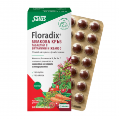 Floradix Билкова Кръв с желязо и витамини х84 таблетки