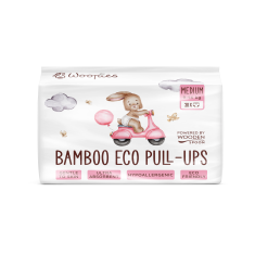 Wooden Spoon Woopies Биоразградими Гащички Средни (9-14 kg) x30 броя