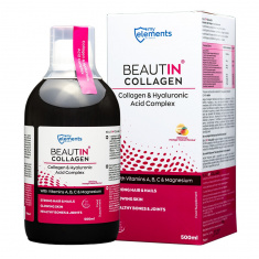 Beautin Колеген с магнезий - пъпеш/манго 500 ml