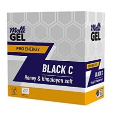 MelliGEL Black C Energy Gel - Био Енергиен Гел 32 g х12 броя