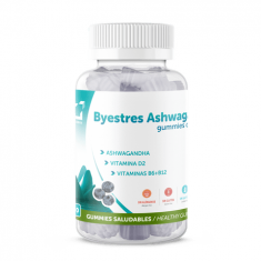 Saludbox Byestres Aswagandna за намаляване на стреса и умората х60 дъвчащи таблетки