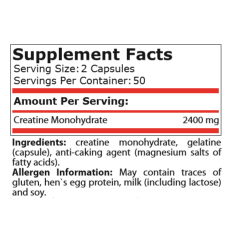 Pure Nutrition - Creatine Capsules 1200 Mg - 100 Капсули
