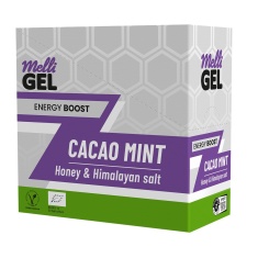 MelliGEL PRO CacaoMint Energy Gel - Био Енергиен Гел 32 g х12 броя