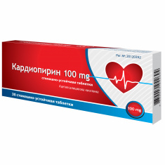 Кардиопирин х30 стомашно-устойчиви таблетки