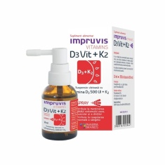 Impruvis D3Vit 500+K2 маслена суспензия спрей 10 ml