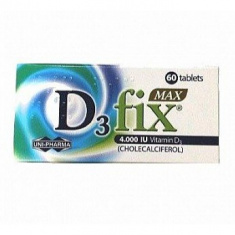 D3fix 4000 IU Витамин D3 (холекалциферол) х60 таблетки