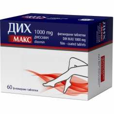 ДИХ МАКС 1000 при разширени вени х60 таблетки