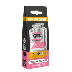 MelliGEL GingerCherry Energy Gel - Био Енергиен Гел 32 g х2 броя