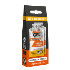 MelliGEL Guarana Energy Gel - Био Енергиен Гел 32 g х2 броя