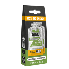 MelliGEL Мatcha Energy Gel - Био Енергиен Гел 32 g х2 броя