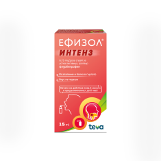 Ефизол Интенз 8,75 mg Спрей за устна лигавица 15 ml