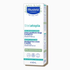 Mustela Stelatopia Емолиентен крем за лице и клепачи 40 ml