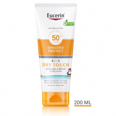Eucerin Sensitive Protect SPF50+ Слънцезащитен гел-крем за деца 200 ml