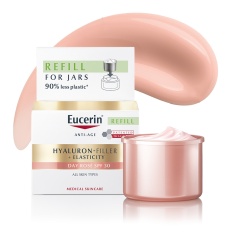 Eucerin® Hyaluron-Filler+Elasticity Rosy Озаряващ дневен крем SPF30 Пълнител 50 ml