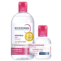 Bioderma Sensibio Мицеларна вода 500 ml + 100 ml