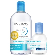 Bioderma Hydrabio Mицеларна вода 500 ml + Мицеларна вода 100 ml