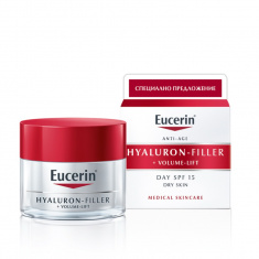 Eucerin ПРОМО Hyaluron-Filler + Volume Lift Дневен крем суха кожа 50 ml