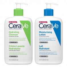 CeraVe Ежедневен протокол за суха кожа на тялото (почистване и грижа)