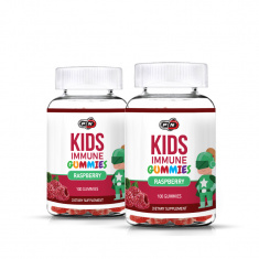Pure Nutrition - 2 Броя Kids Immune Gummies - Raspberry - 100 Gummies