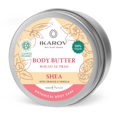 Ikarov Масло за тяло ший, портокал и ванилия Био 120 ml