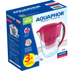 Aquaphor Филтрираща Кана Jasper 2.8 l - Бяла MFP + 2 Филтъра