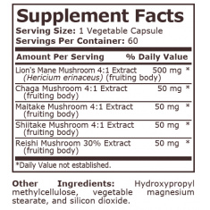 Pure Nutrition - Lion's Mane Complex - 60 Veg Capsules