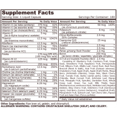 Pure Nutrition - Liquid Multi - 180 Liquid Capsules