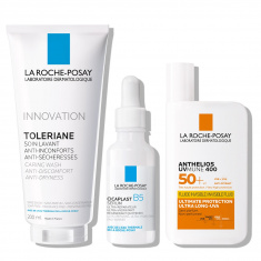 La Roche-Posay Ултравъзстановяващ протокол за дехидратирана и раздразнена кожа (почистване, грижа, слънцезащита)