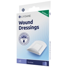 Livsane Стерилни пластир превръзки 7,5х10 cm х5 броя
