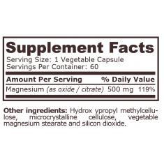 Pure Nutrition - Magnesium Complex - 60 Vegetable Capsules