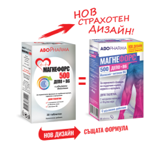 Магнефорс Депо + B6 за нормална функция на нервите и мускулите х30 таблетки