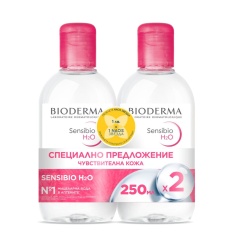 Bioderma Sensibio Мицеларна вода 2 броя х250 ml