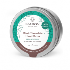 Ikarov Органичен балсам за ръце ментов шоколад за нормална и суха кожа 50 ml