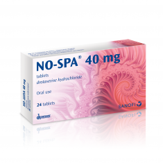 Но-Шпа при болки и спазми в корема 40 mg х24 таблетки