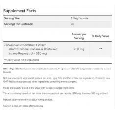 Resveratrol 350 mg | Extra Strength