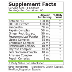 Pure Nutrition - Power Enzymes - 60 Капсули