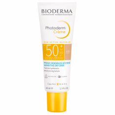 Bioderma Photoderm Max Слънцезащитен крем за лице златист цвят SPF50+ 40 ml
