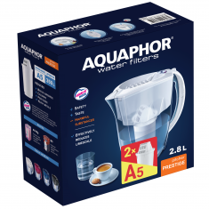 Aquaphor Филтрираща Кана Aquaphor Prestige 2.8 l - Синя ДМ A5 + Филтър