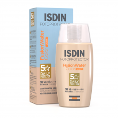 ISDIN Fotoprotector Fusion Water Color SPF50 Тониран слънцезащитен флуид за лице 50 ml - светъл