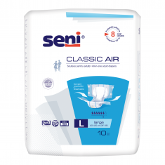 Seni Classic Air Универсални пелени за възрастни, размер L х10 броя